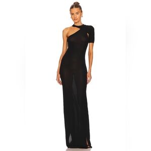 RtA Soraia Maxi Dress in Black